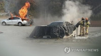 전기차 화재 매년 증가…정우택 "진압장비 부족, 대응책 시급"