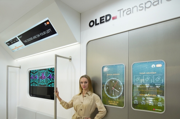 LG디스플레이, 투명 OLED로 철도 모빌리티 시장 공략