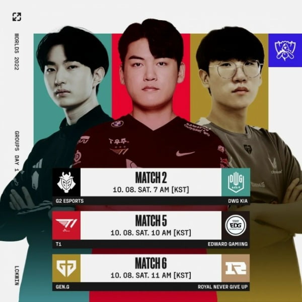 LCK 4팀, 나란히 2승 1패…다같이 조 2위로 8강 오르나 [이주현의 로그인 e스포츠]