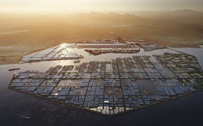 네옴시티가 뭐길래…사우디 왕세자 방한 취소에 건설주들 동반 급락