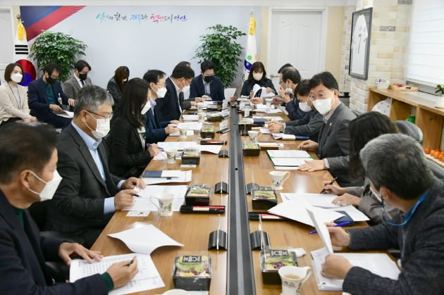 이민근 안산시장, 상록구 동장단과 '정책 소통회의' 진행