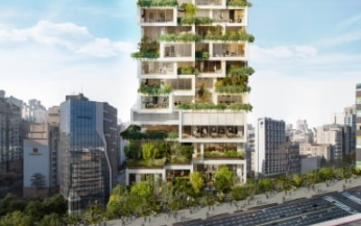 세계적 건축 트렌드 그린 건축물…청담동에 '수직숲 단지' 들어선다