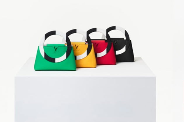 루이비통은 한국인 아티스트 최초로 단색화 거장 박서보 화백(91)과 함께 디자인한 가방 '아티카퓌신'(ArtyCapucines) 컬렉션을 공개한다고 20일 밝혔다. 사진=루이비통