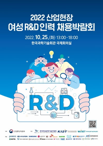 한국여성공학기술인협회, 25일 '산업현장 여성R&D인력 채용박람회' 개최