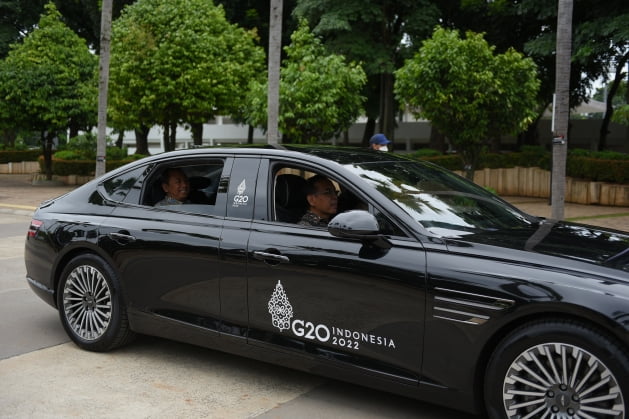 현대차그룹, G20 발리 정상회의 공식 차량 전달. 사진=현대차그룹 제공