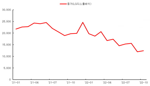 [마켓PRO]연속 적자 늪에 빠진 LGD…"대규모 투자 발표때 반등 노려라"