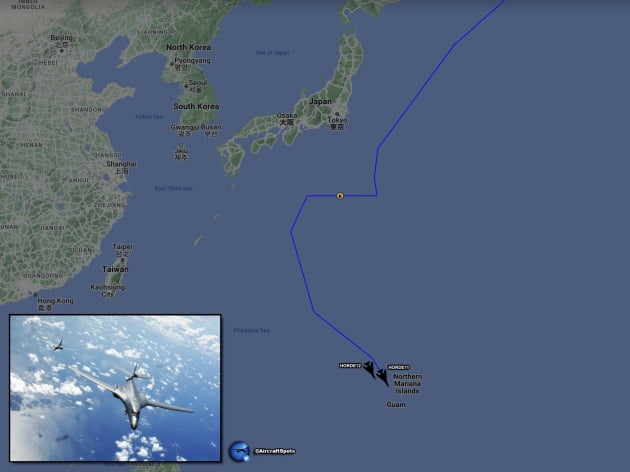 美 B-1B 폭격기, 괌 전진 배치…북한 핵실험 '강력 경고'