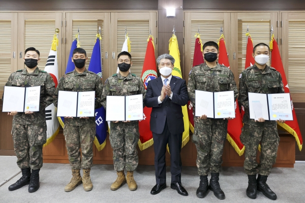 IBK기업은행, 군장병 격려를 위한 군부대 방문 행사