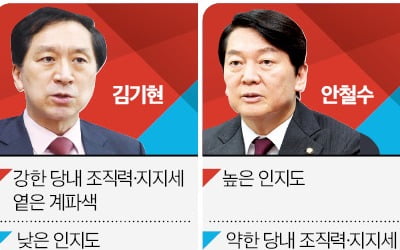 김기현 "安, 민주당 전신 대표"…안철수 "수도권 표심 내가 알아"