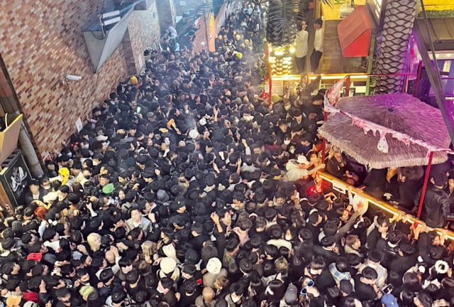 핼러윈 축제가 열린 이태원 일대. / 사진=뉴스1