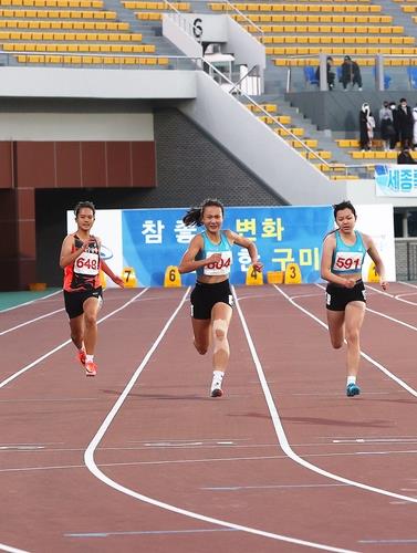 [전국체전] '11초92' 고교 1학년 이은빈 "매년 0.2초 단축해 한국기록까지"