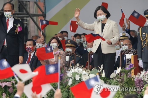 中관영지, 대만총통 무력증강 발언 비판…"외세 결탁 독립 도모"