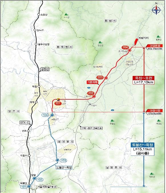 7호선 '양주 옥정∼포천' 연장…2029년 준공 목표