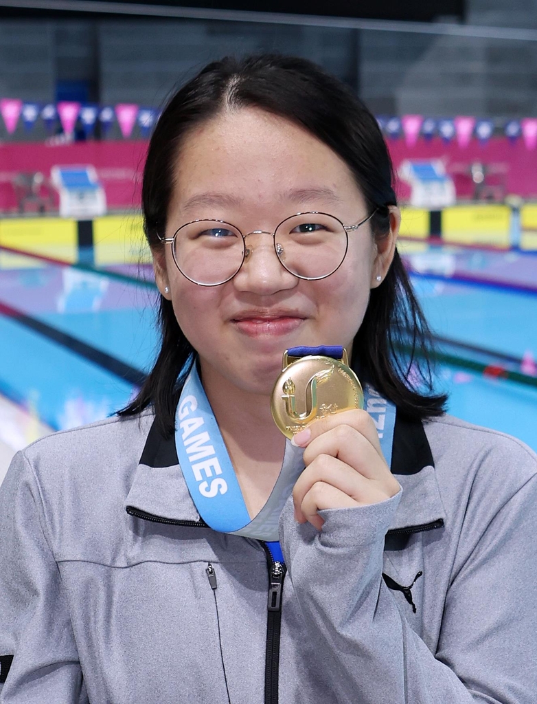 '동·하계 장애인체전 신인상 도전' 김윤지, 자유형 50ｍ 우승