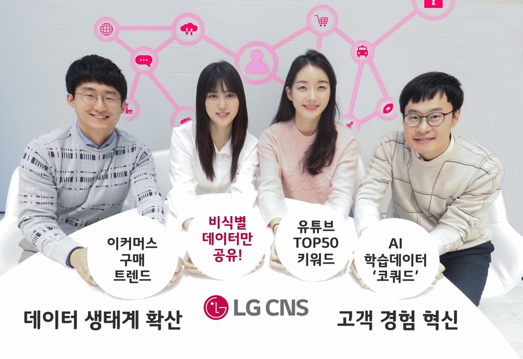 LG CNS "데이터거래소에 '라이프케어' 쇼핑 데이터세트 등록"