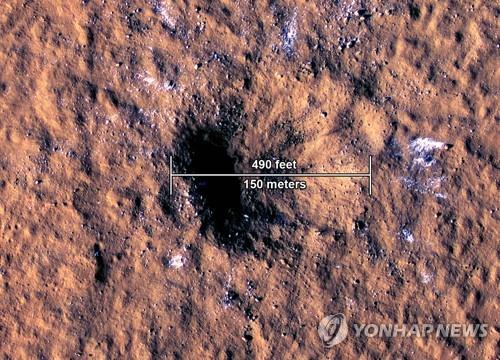 작년 12월 화성에 운석 충돌…규모4 지진에 150ｍ 충돌구 생겨