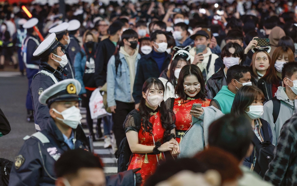 [이태원 참사] 핼러윈 앞두고 긴장했던 시부야 경비 강화(종합2보)