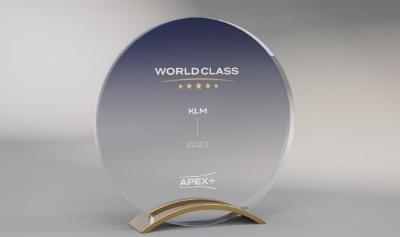 [여행소식] KLM, 2년 연속 APEX '월드 클래스 어워드' 수상