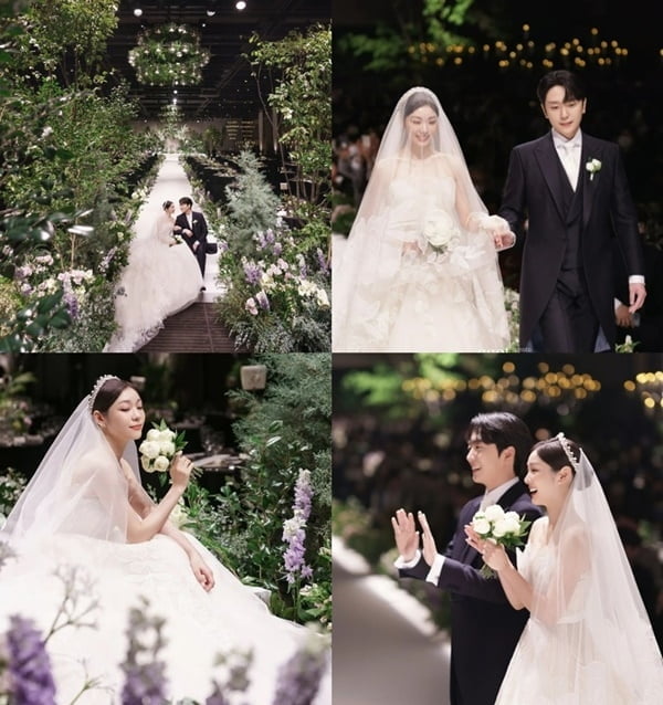 김연아♥고우림 결혼식 사진 대방출…선남선녀 부부