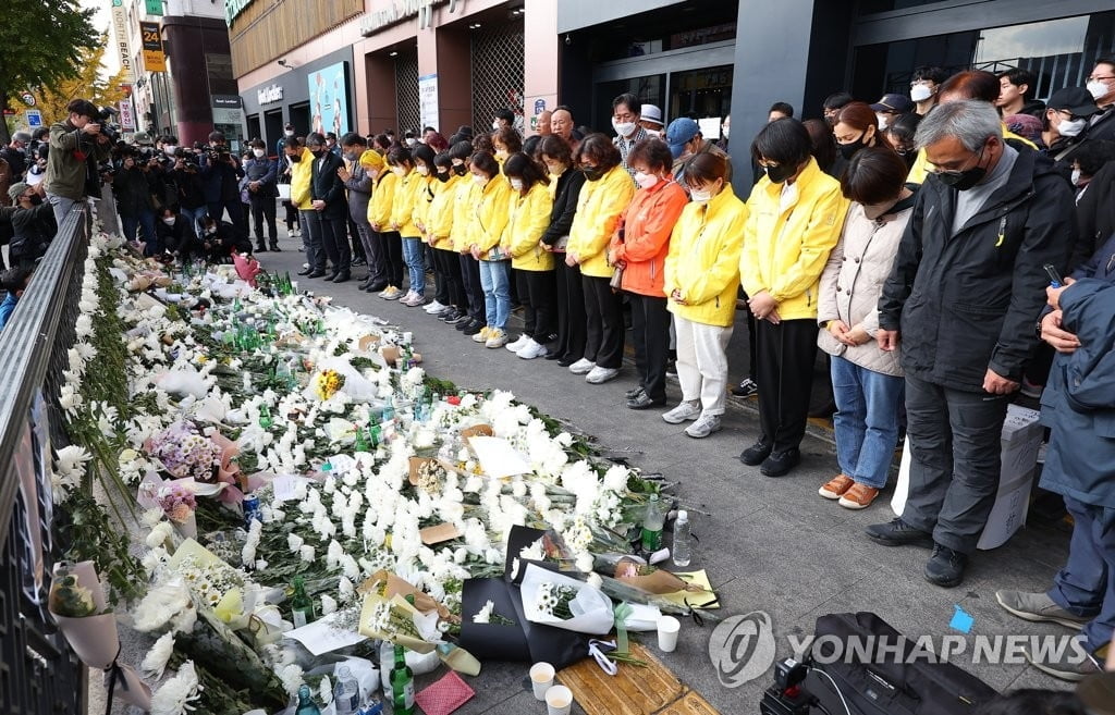 이태원 현장 찾은 세월호 유가족…"막을 수 있었던 인재"