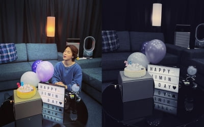 방탄소년단 지민, 'HAPPY JIMIN DAY' 기념 사진도 러블리❤️ '지민아 생일 축하해'