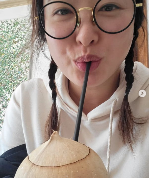 '김원효♥' 심진화, 이번엔 코코넛 다이어트 도전?