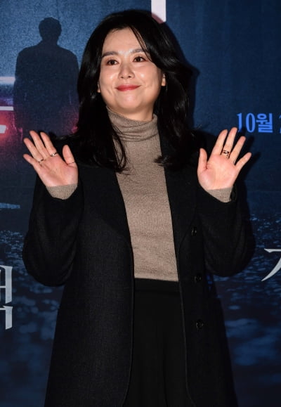[TEN 포토] 장혜진 '영화 정말 기대되요'