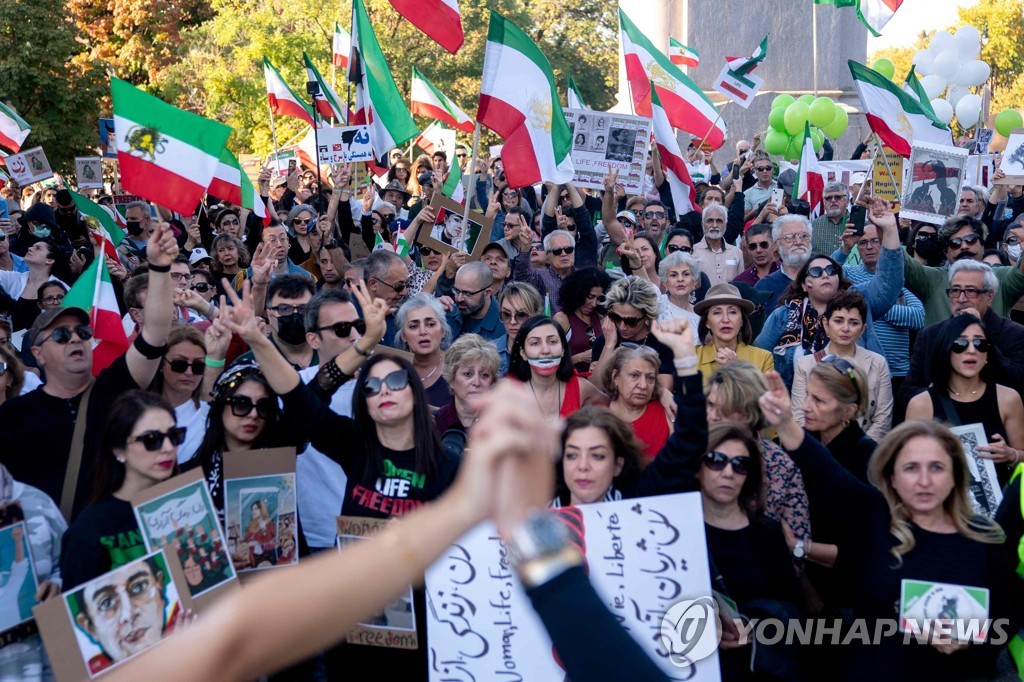 15개국 여성 외무장관, 이란 반정부 시위 유혈 탄압 규탄키로