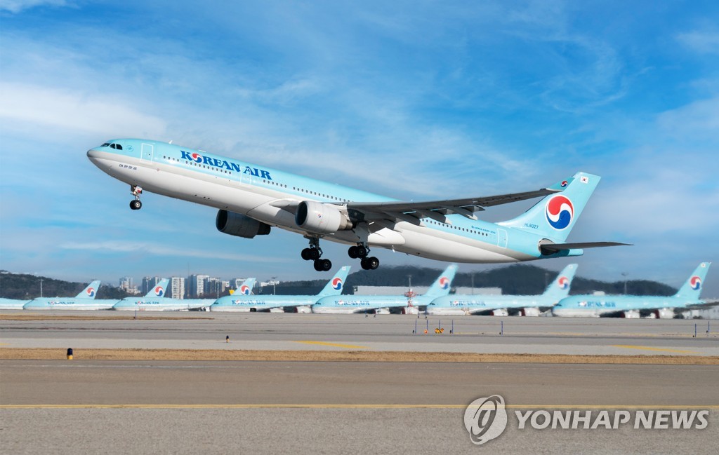 대한항공 시드니행 여객기, 엔진 이상에 인천공항 회항