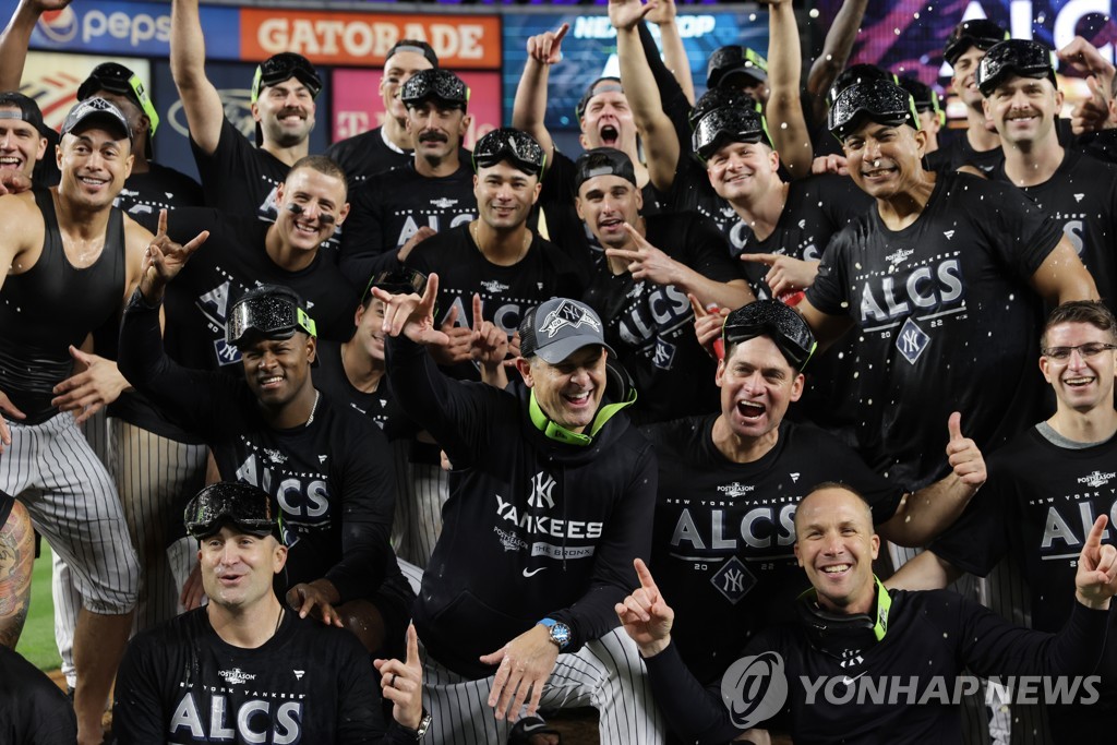 MLB 양키스 ALCS 진출…휴스턴과 3년 만의 리턴 매치