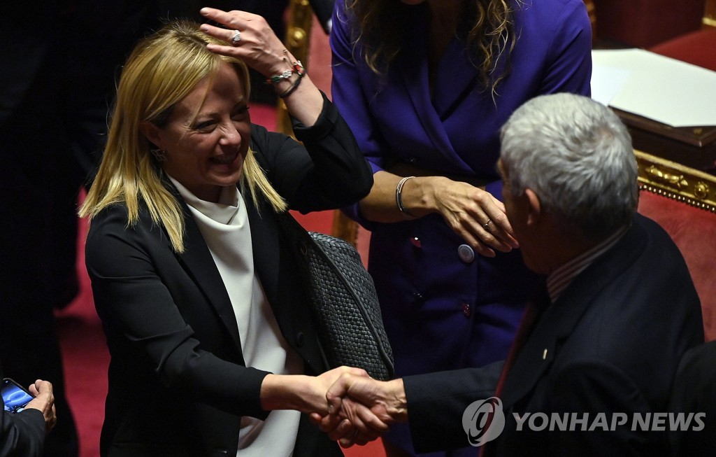 이탈리아 멜로니 내각 상원서도 지지…승인 절차 마무리