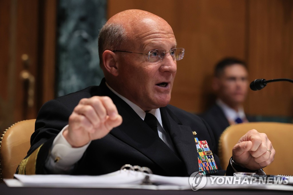 미 해군참모총장 "중국, 이르면 올해 대만 침공할 수도"