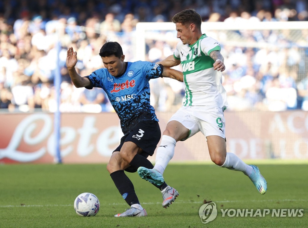 '김민재 풀타임' 나폴리, 사수올로 4-0 대파…공식전 13연승