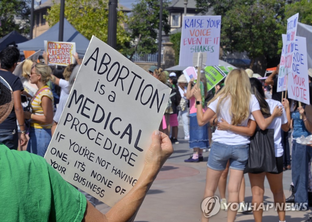 미국서 '낙태권' 이슈 재점화…민주당 중간선거 승부수