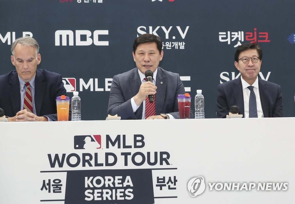 KBO, MLB 월드투어 엔트리 발표…은퇴한 이대호 합류