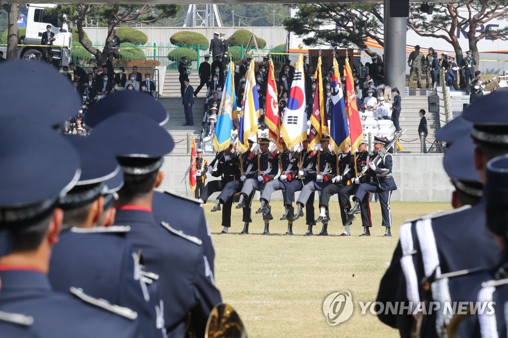 野 "평화 근원은 강력한 국방력…아낌없이 뒷받침할것"(종합)