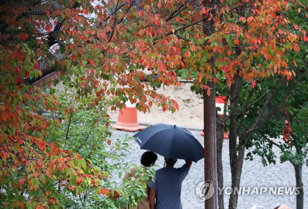 [날씨] 흐리고 비오는 개천절…수도권 최고 100㎜