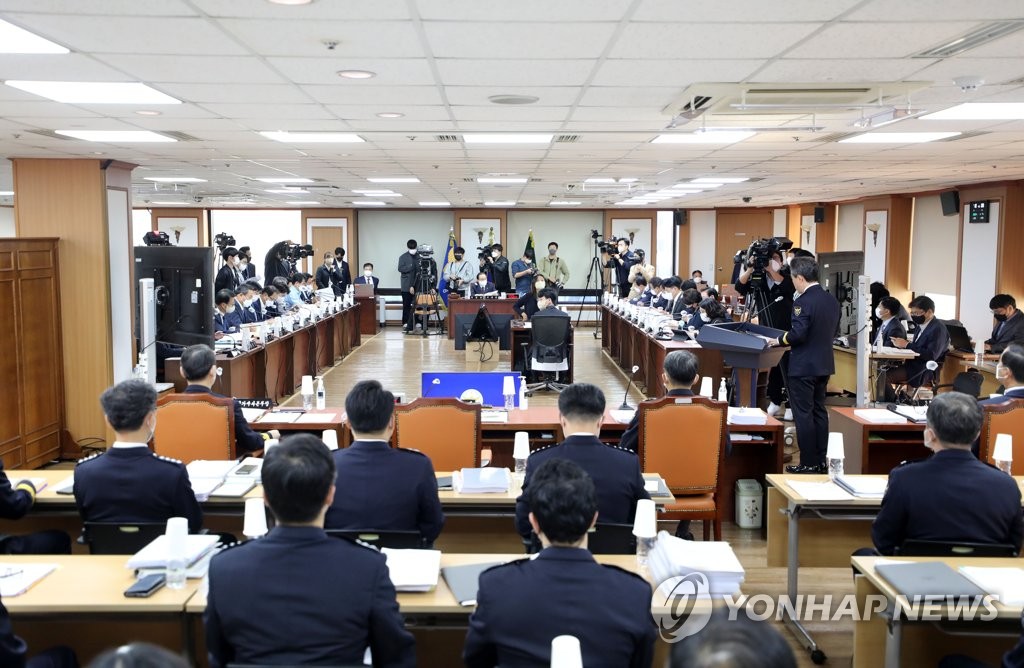 경찰청 국감서 與 "성남FC 부실수사", 野 "尹처가 수사부진"(종합)