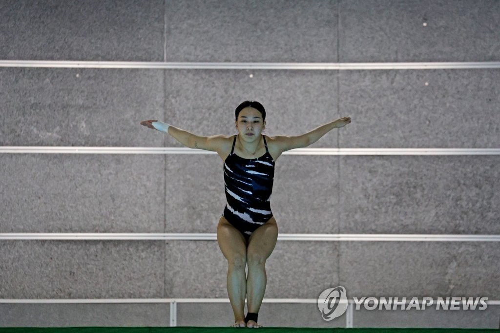 [전국체전] 다이빙 간판 김수지, 고향서 2관왕…"'고모 화이팅' 응원 들려"