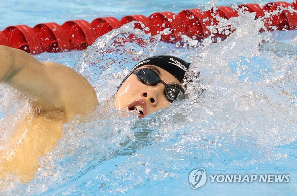 [전국체전] 'MVP 경쟁' 황선우, 한국新 합작하며 3번째 金…김서영도 3관왕