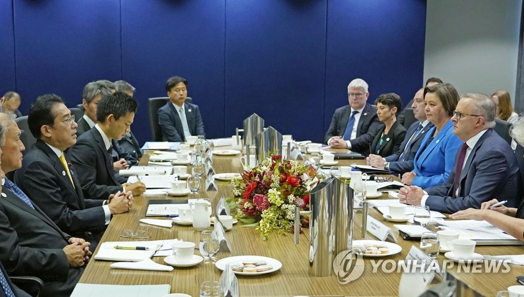 일본, '준동맹국' 호주와 신안보선언…긴급사태시 중국 공동대응(종합)