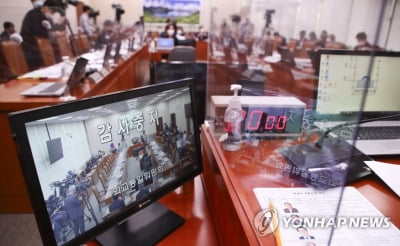외통위 국감 파행 거듭…'박진' 이어 '비속어 논란' 영상 공방