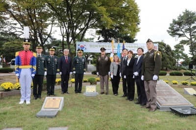 육사에 '6·25 참전' 美사관학교 졸업생 추모비 추가 건립