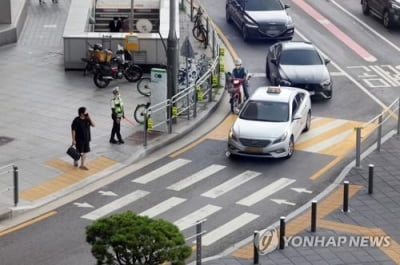 '횡단보도 앞 정지' 확대…인천서 우회전 사고 41% 감소