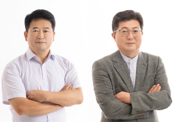김영옥(좌), 김우진(우) 넷솔 각자 대표