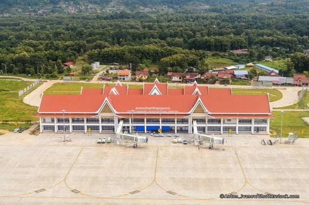 라오스 루앙프라방공항 전경. 한국공항공사