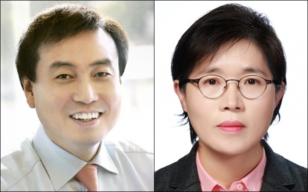 LG생활건강 최고경영자(CEO)가 18년 만에 바뀐다. 사진은 왼쪽부터 차석용 부회장, 이정애 사장. (사진=LG생활건강)