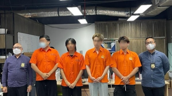 이민법 위반 등의 혐의로 체포된 한국인. /사진=연합뉴스 