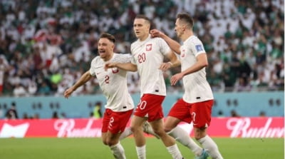 폴란드-사우디, 1대 0 전반 종료[카타르 월드컵]