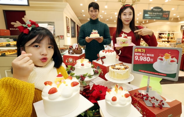 [포토] 1만원대 '갓성비' 크리스마스 케이크